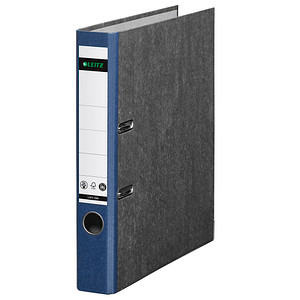 LEITZ 1050 Ordner blau marmoriert Karton 5,2 cm DIN A4 LEITZ 1050 Ordner blau marmoriert Karton 5,2 cm DIN A4