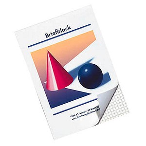 10 Briefblöcke Kugel und Kegel DIN A5 kariert 10 Briefblöcke Kugel und Kegel DIN A5 kariert