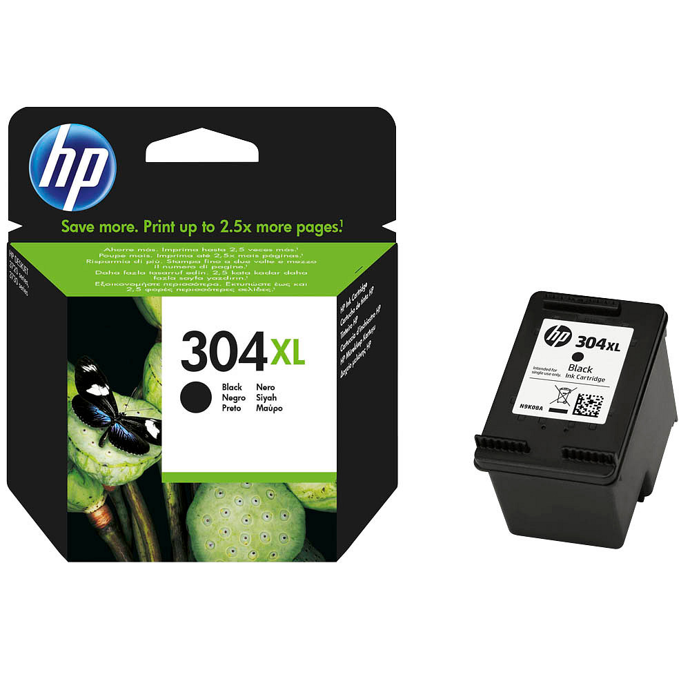 | HP 304XL schwarz (N9K08AE) office Druckerpatrone discount