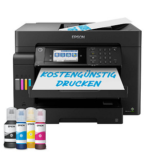 AKTION: EPSON EcoTank ET-16655 4 in 1 Tintenstrahl-Multifunktionsdrucker schwarz mit 150 Euro CashBack