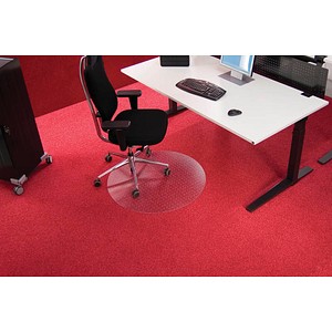 Roll-o-Grip Bodenschutzmatte für Teppichböden rund, 90,0 x 90,0 cm Roll-o-Grip Bodenschutzmatte für Teppichböden rund, 90,0 x 90,0 cm