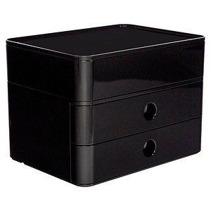 HAN Schubladenbox Smart Box plus ALLISON schwarz 1100-13, DIN A5 mit 3 Schubladen