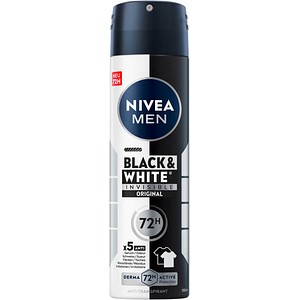 NIVEA MEN Black & White Invisible Original Deo-Spray 150,0 ml