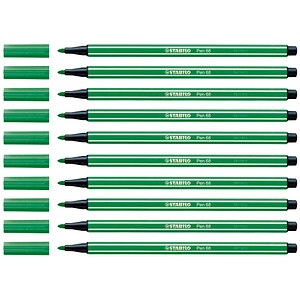 10 STABILO Pen 68 Filzstifte grün 10 STABILO Pen 68 Filzstifte grün
