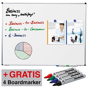 AKTION: Legamaster Whiteboard PREMIUM 200,0 x 100,0 cm spezialbeschichteter Stahl + GRATIS 4 Boardmarker TZ 100 farbsortiert AKTION: Legamaster Whiteboard PREMIUM 200,0 x 100,0 cm spezialbeschichteter Stahl + GRATIS 4 Boardmarker TZ 100 farbsortiert