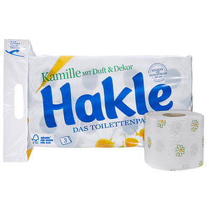 Hakle Toilettenpapier Kamille 3-lagig discount 8 office | Rollen