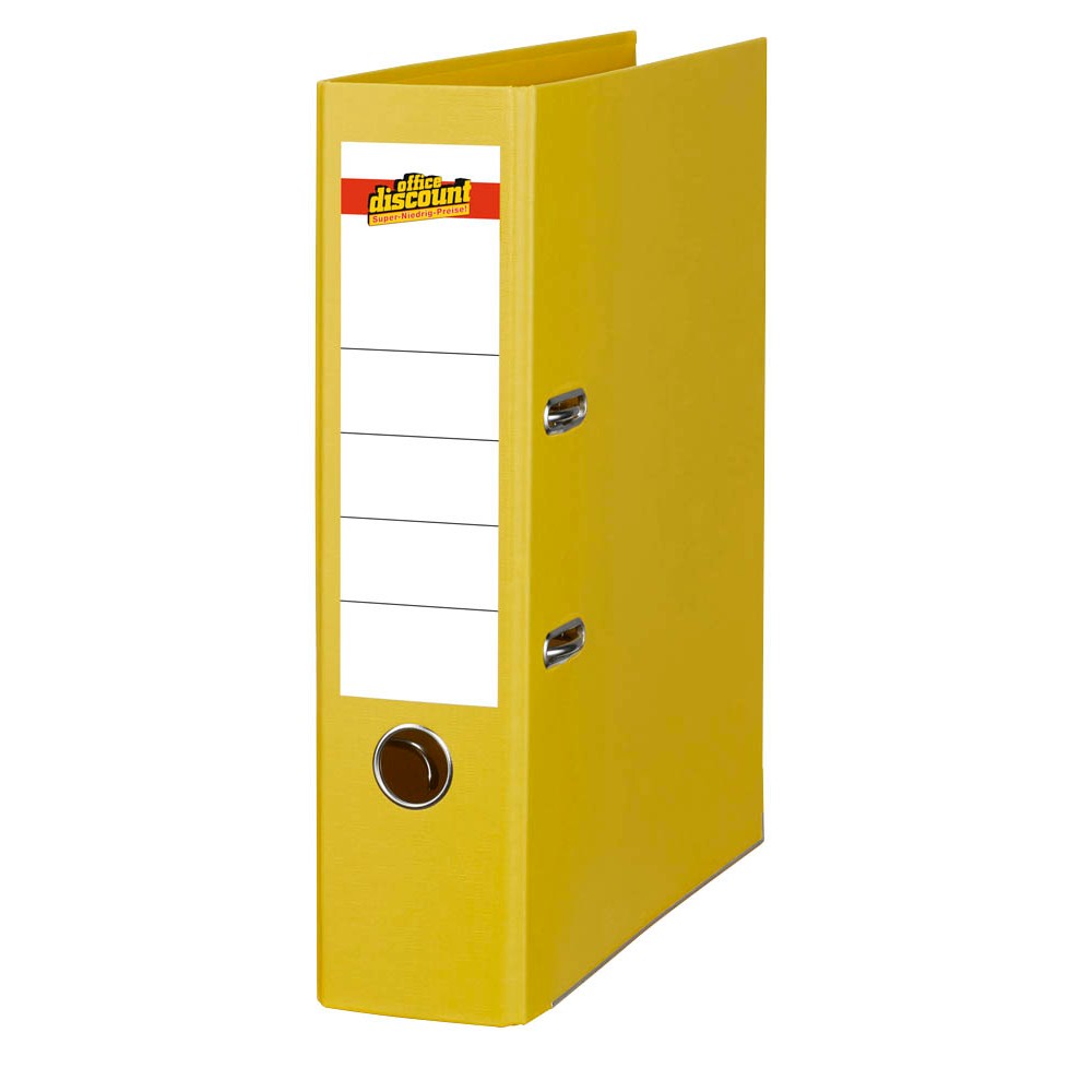 Office Discount Ordner Gelb Kunststoff 8 0 Cm Din Gunstig Online Kaufen Office Discount