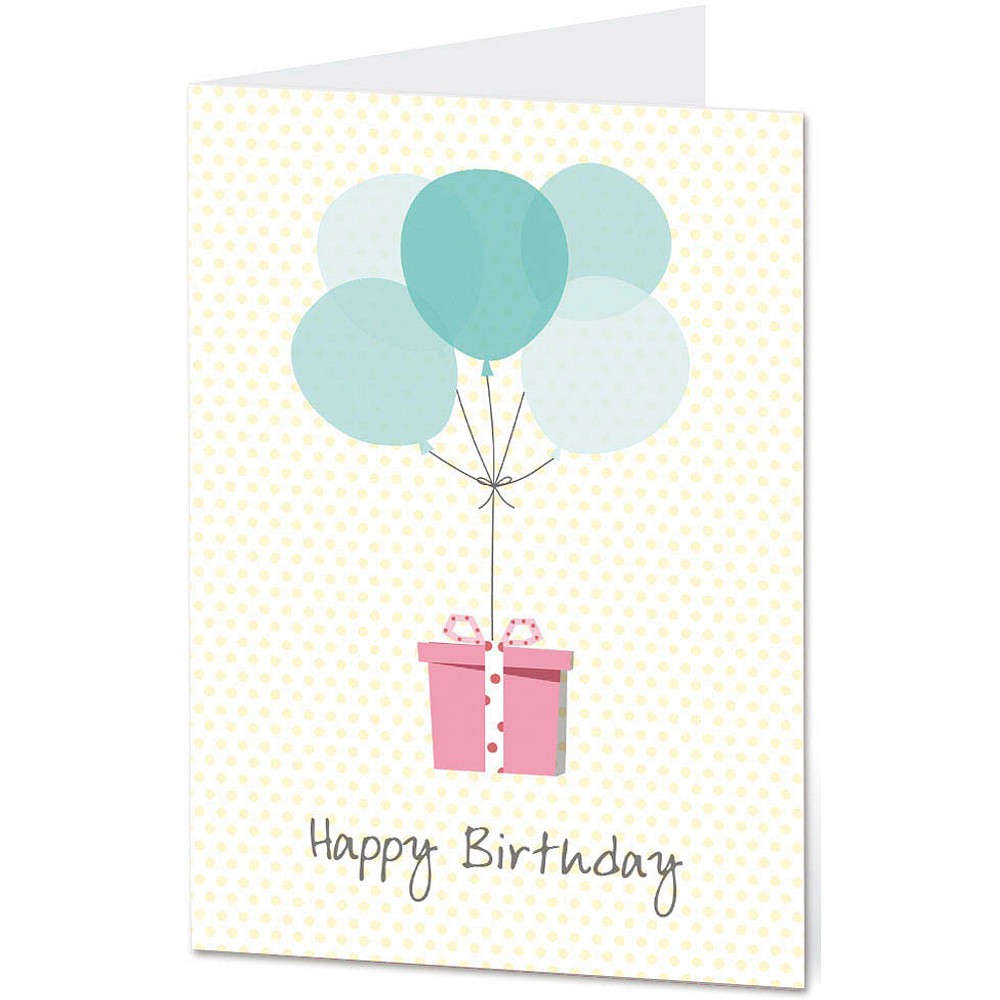 LUMA Geburtstagskarte Happy Birthday DIN B6 office discount