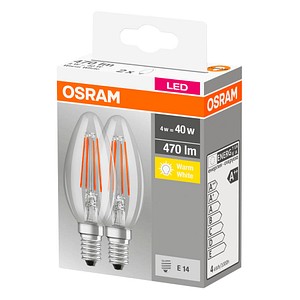 Osram Led Lampen Led Base Classic B40 Multipack E14 4 W Klar Gunstig Online Kaufen Office Discount
