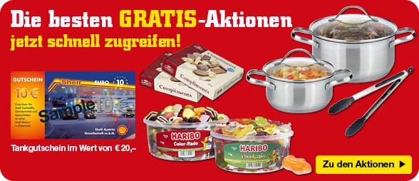 Die besten GRATIS-Aktionen